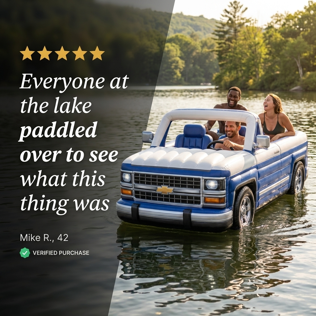 Inflatable Pickup Float